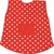 GOKI Dětská zástěra červená s puntíky / od 3 let