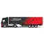 Bburago Truck with trailer MB Actros Gigaspace Firestone / měřítko 1:43
