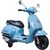 Buddy Toys Elektrická motorka Vespa GTS modrá / 30 W / Rychlost: 3-5 km-h / Nosnost: 30kg
