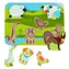 Lucy & Leo Zvířátka na farmě dřevěné vkládací puzzle / 7 dílů / od 3 let