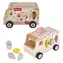 Mattel Fisher Price dřevěná vkládačka zmrzlinářské auto / od 18 měsíců