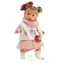 Llorens 42402 JULIA - realistická panenka se zvuky a měkkým látkovým tělem - 42 cm