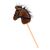 Faunica Hobby horse Bonnie, tmavě hnědý kůň na tyči / od 3 let