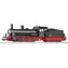 Piko 57551 Parní lokomotiva BR 55 (G 7.1) s tendrem DR III / Měřítko:H0 (1:87) / Délka:193 mm / Rádius:358 mm