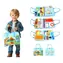 2Kids Toys Senzorická busy kniha Dinosauři 3 / od 3 let