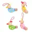 Bigjigs Toys Dřevěná píšťalka ptáček 1ks růžová / od 3 let
