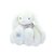 Doudou Plyšový králík XXL s šátkem 50 cm bílý / od 0 měsíců