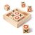 Bigjigs Toys Dřevěné piškvorky kostky / od 3 let 