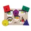 Just Jigsaws 391 Tvary a paměť - dřevěné deskové puzzle 6 dílů a 4 předlohy / od 3 let