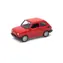 Welly Fiat 126 Maluch 1:34 červená