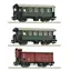 Roco 6200040 3dílná sada vedlejšího vlaku DB III / měřítko H0 (1:87) / délka 378 mm / od 15 let