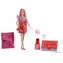 Mattel Barbie party reveal Barbie Glam party - červená / od 3 let
