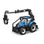 Bburago FARMLAND Lesní traktor se 3 kládami - New Holland T7.315 HD / 10cm / od 3 let