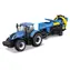 Bburago FARMLAND Traktor New Holland T7.315 HD s kultivátorem / 10 cm / od 3 let