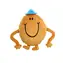 Rainbow Mr. Men Mr. Tickle Velký polštářek / od 0 let