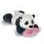 NICI Plyšová panda Love se srdíčkem - ležící 20 cm / od narození