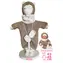 Llorens M844-011 obleček pro panenku miminko NEW BORN velikosti 43-45 cm