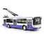 RAPPA Trolejbus který hlásí zastávky česky 28 cm modrá / od 3 let