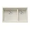 Blanco Subline 430/270 - Silgranitový dřez 76x46 cm dřez vlevo InFino jemná bílá