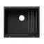 Blanco Etagon 500 - Silgranitový dřez 53x46 cm s příslušenstvím černá 