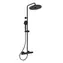 Ideal Standard CeraTherm - Sprchový set s termostatem | průměr 26 cm | 2 proudy | hedvábná černá 