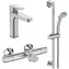 Ideal Standard CeraTherm - Sprchový set s termostatem a umyvadlovou baterií | 3 proudy | chrom 