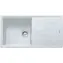 Franke Basis - Fragranitový dřez BFG 611 97x50 cm bílá-led