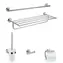 Hansgrohe Logis Universal - Sada doplňků do koupelny | chrom