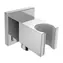 kielle - Nástěnné kolínko s držákem, chrom