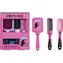 Corsair Toiletries EMILY IN PARIS Paddle Brush & Round - Sada kartáčů na vlasy 3 ks / od 3 let