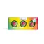 IDC Institute Cocktail Bath Bomb Trio 100 g Rainbow / Sada šumivých bomb do koupele