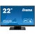 22" IIYAMA Prolite T2254MSC-B1AG černá / IPS / 1920x1080 / 16:9 / 5ms / 1000:1 / 250cd / repro / HDMI / DP 