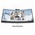 34" HP E34m černá / LED / 3440x1440 / VA / 21:9 / 3000:1 / 400cd-m2 / HDMI+DP+USB-C / Repro