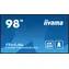 98" IIYAMA ProLite LH9875UHS-B1AG černá / IPS / 3840x2160 / 16:9 / 8ms / 1200:1 / 500cd / repro / VGA / DVI / HDMI / DP