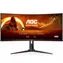 34" AOC CU34G2XP/BK černá / VA / 3440x1440 / 21:9 / 1ms / 4000:1 / 430cd-m2 / HDMI + DP / VESA / FreeSync