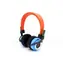 PerfectSound m100 sluchátka oranžovo-modrá / s vyměnitelným měničem / mikrofon / 40mm / 16 ohm / 3,5 + 6,3 jack