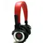 PerfectSound m100 sluchátka červeno-černá / s vyměnitelným měničem / mikrofon / 40mm / 16 ohm / 3,5 + 6,3 jack 