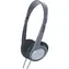 Panasonic RP-HT090E-H šedá / Kompaktní sluchátka s ovládáním hlasitosti / 3.5mm jack / 5m