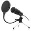 Niceboy VOICE černá / stolní kondenzátorový mikrofon / USB / Plug&Play / kardioda