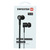 SWISSTEN Earbuds RAINBOW YS-D2 černá / Sluchátka s mikrofonem / 3.5 mm jack/ 1.2m