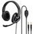 Hama PC Headset HS-P300 stereo černá / tlačítko MUTE/ ovládání hlasitosti