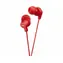 JVC HA-FX10-R-E červená / sluchátka do uší / 3.5mm jack / 1.2m