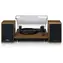 Lenco LS-100WD + 2x reproduktor / Gramofon / 33 & 45 & 78 RPM / RCA / Bluetooth / AUX IN / 10W RMS