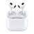 Apple AirPods (2022) 3. generace / bezdrátová sluchátka / BT 5.0 / s lighting nabíjecím pouzdrem