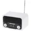Adler AD 1185 černo bílá / Retro rádio / FM / 1 800 mAh baterie / Bluetooth 4.0 / 50 stanic / přehrávaní z USB SD / LCD 