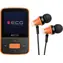ECG PMP 30 8GB černá & oranžová / MP3 & MP4 přehrávač / 1.5" / 8GB / MicroSD / Radio FM 