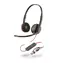 Poly Blackwire 3220 černá / Náhlavní souprava / mikrofon / dvě sluchátka / USB-C/A