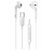 GENIUS sluchátka HS-M365 bílá / s mikrofonem / USB-C / kabel 1.2 m