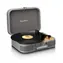 Lenco TT-116GR šedá / Gramofon v kufříku / 33 & 45 & 78 RPM / BT / RCA / repro