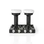 Nedis LNB černá / Quad Monoblok 6.0° / Výstupní připojení: 4x konektor F 